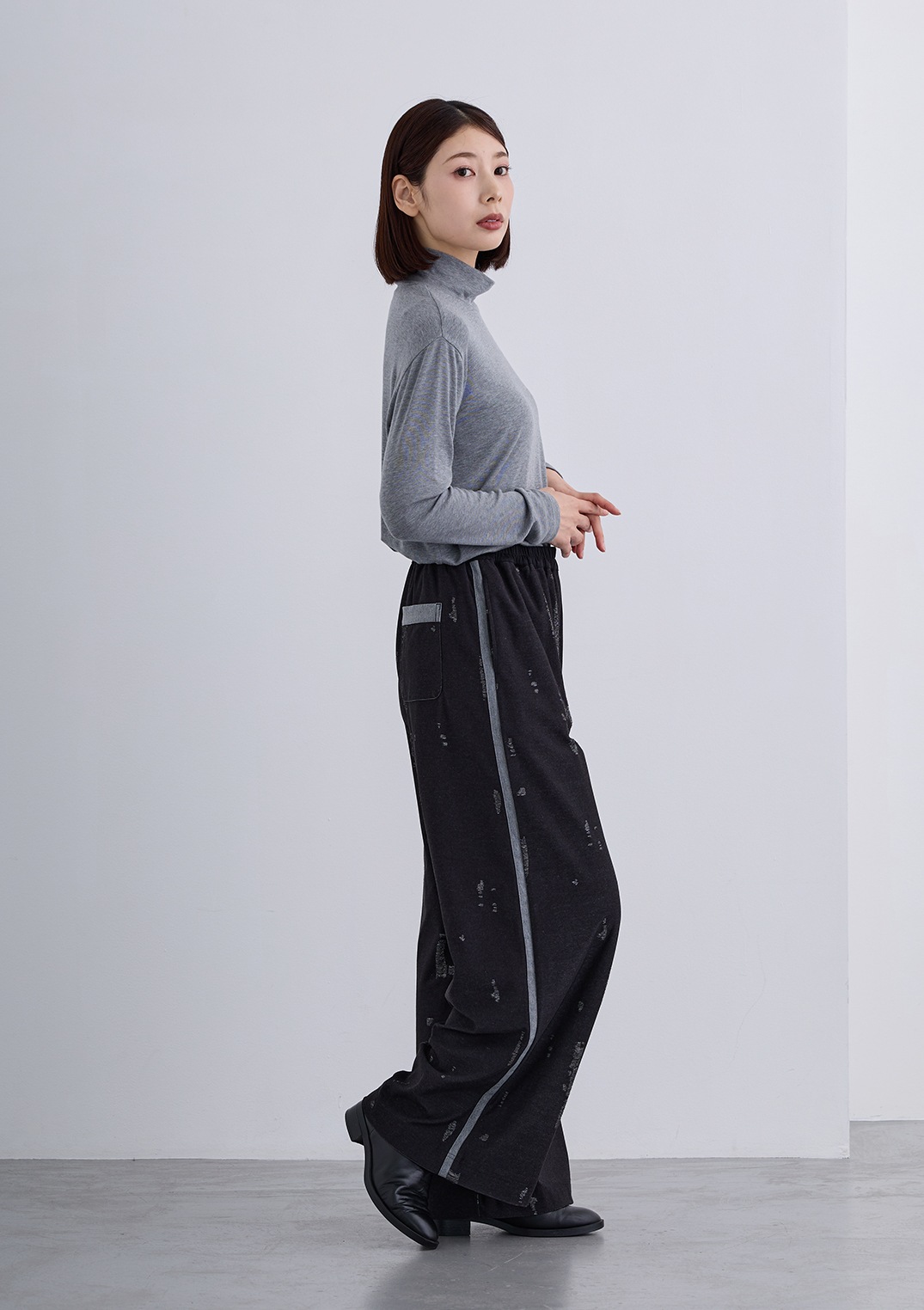 【Femicite】ダメージ スパン パンツ