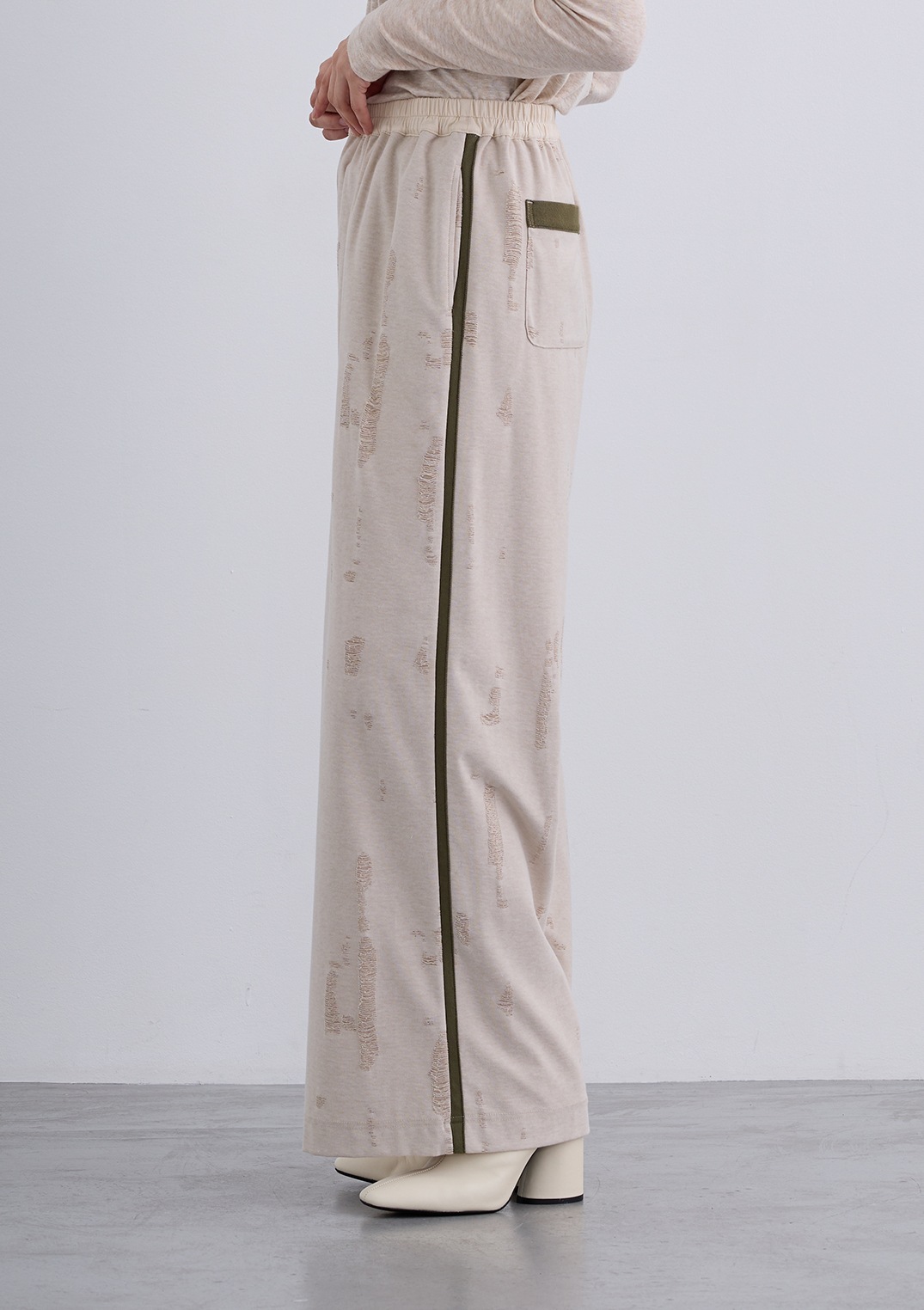 【Femicite】ダメージ スパン パンツ