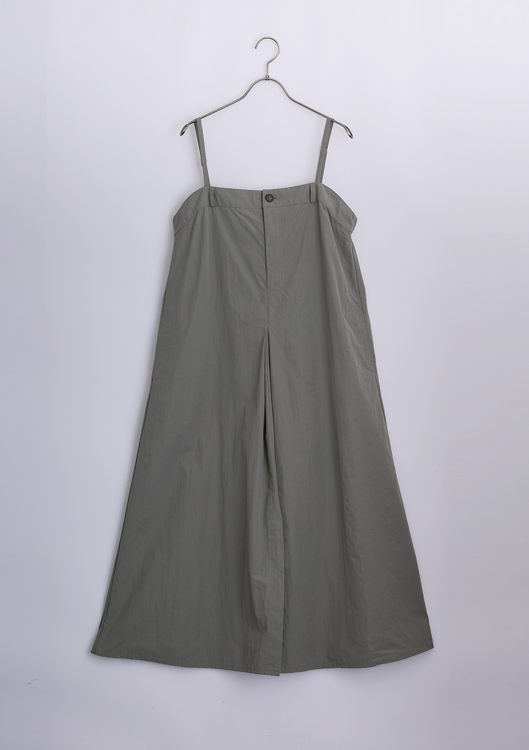 【Femicite】ワッシャータフタ ジャンバー ドレス