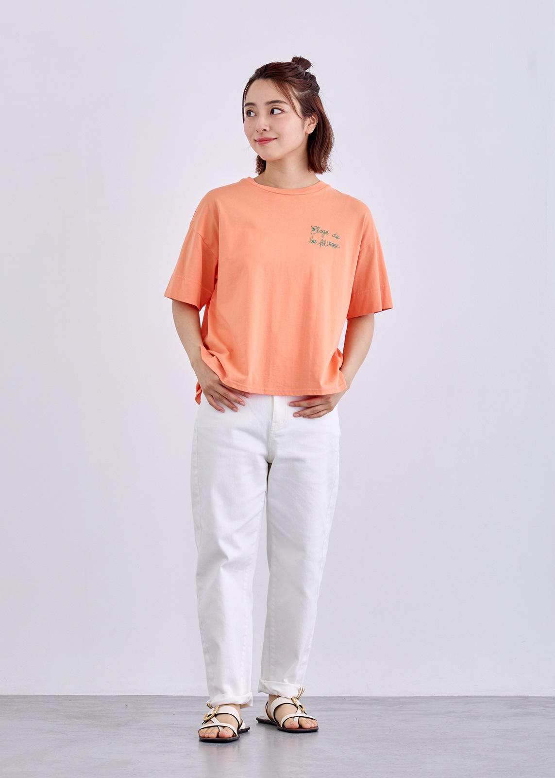 【LUISMARI】グリーティング カットソー