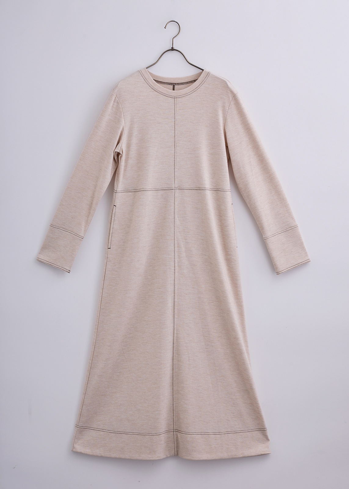 【neuf cent neuf】バイカラー ステッチ ワンピース