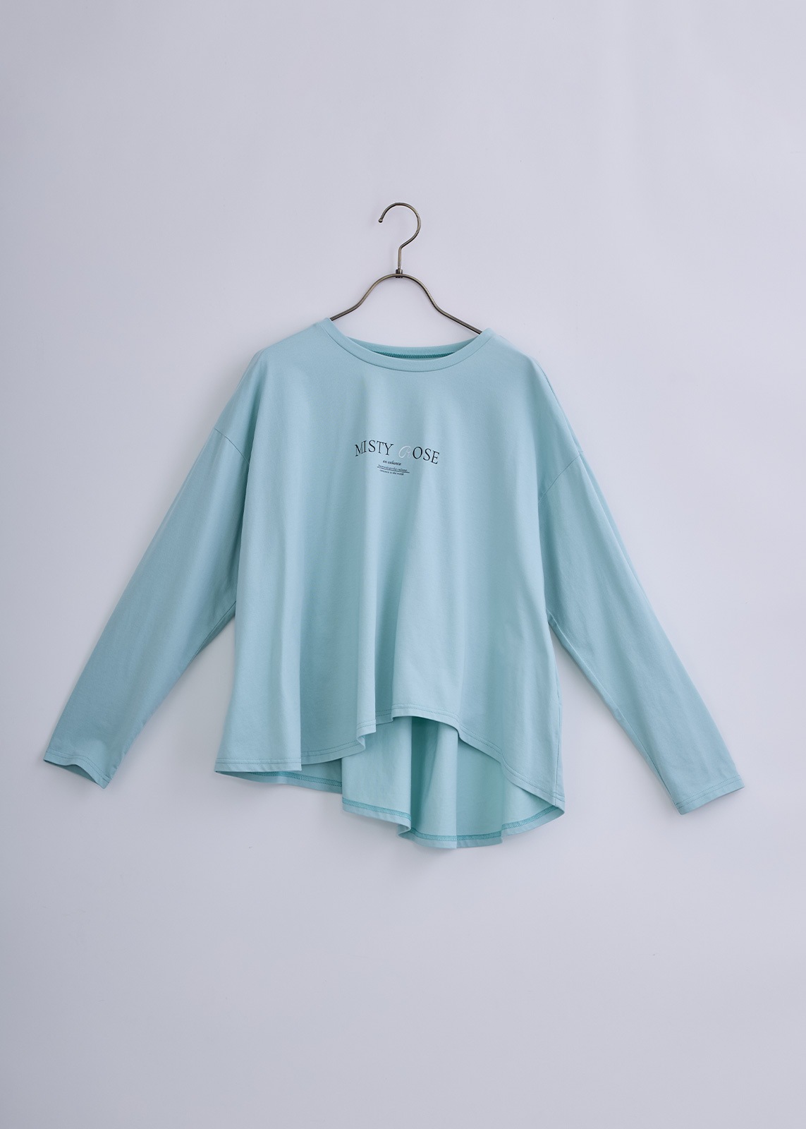 【KOOS】アシメ ヘム ロゴ カットソー