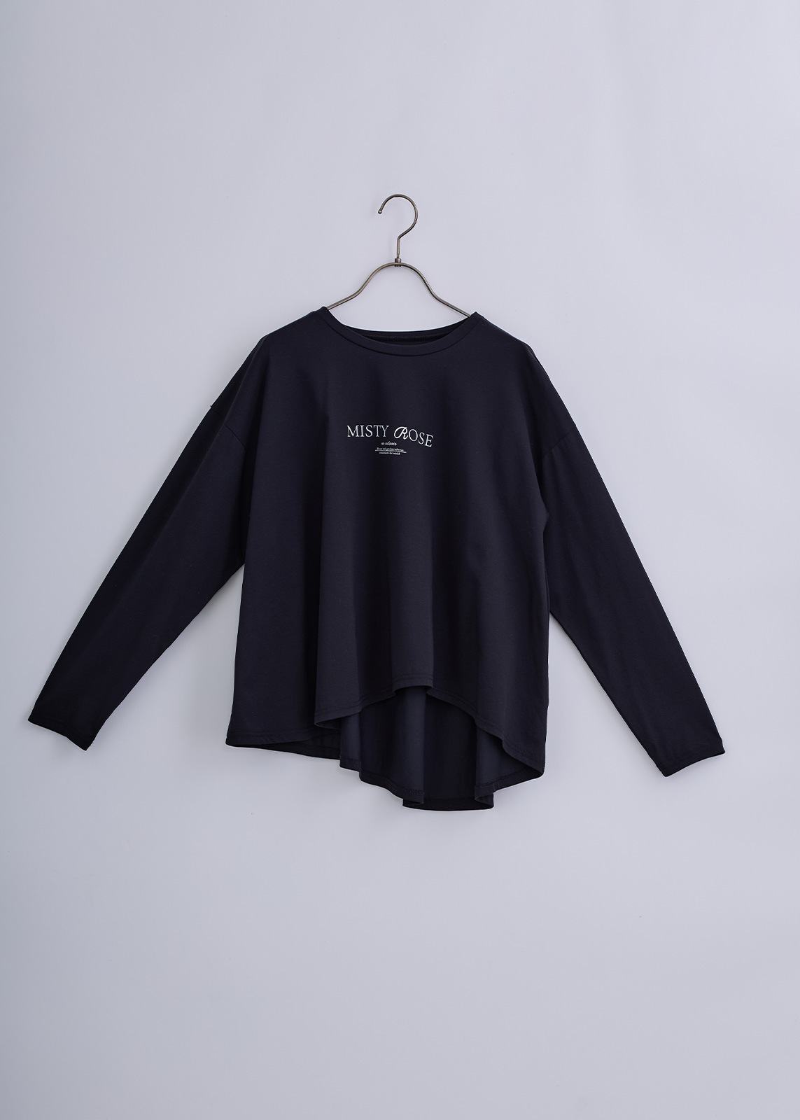 【KOOS】アシメ ヘム ロゴ カットソー