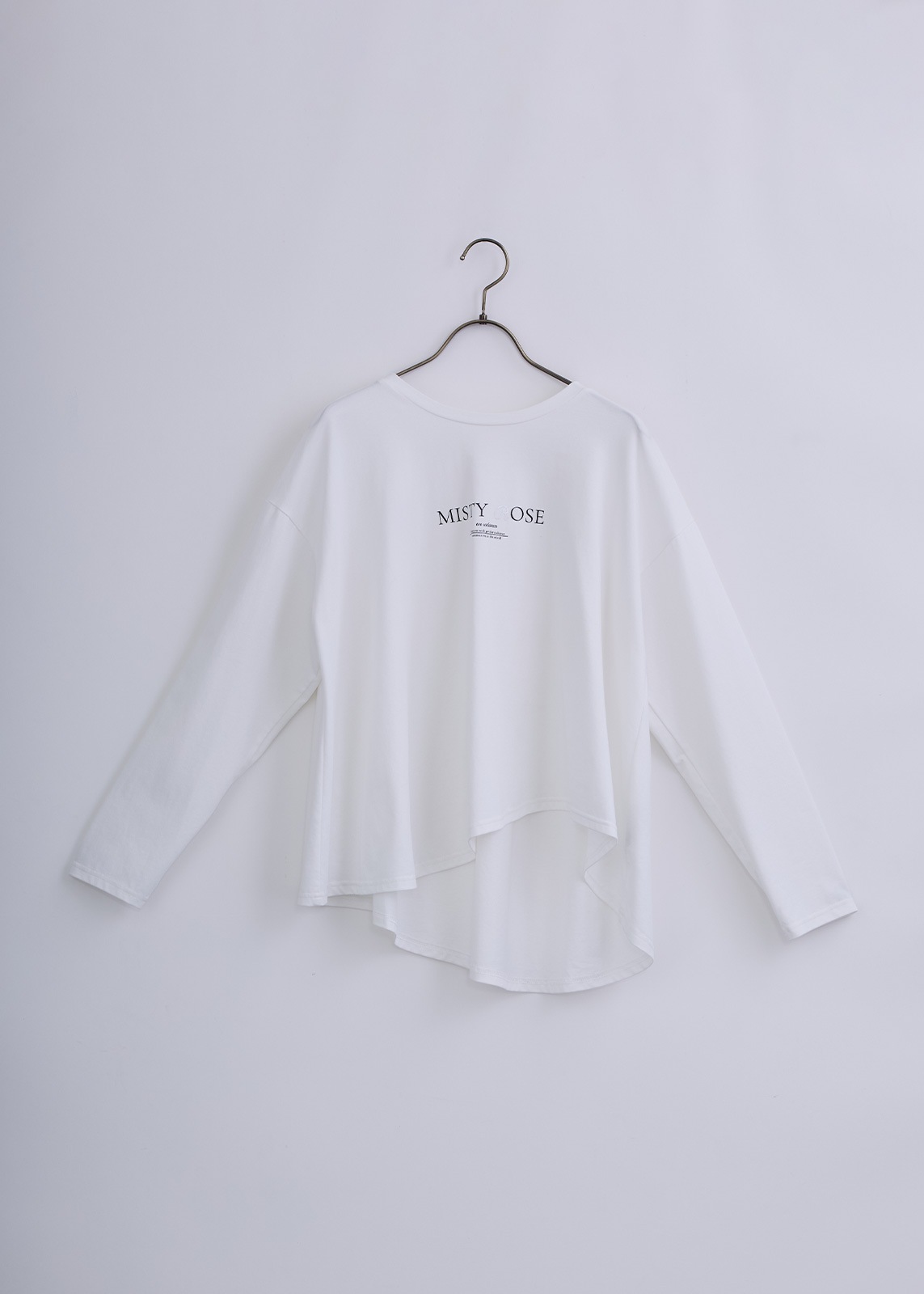 【KOOS】アシメ ヘム ロゴ カットソー