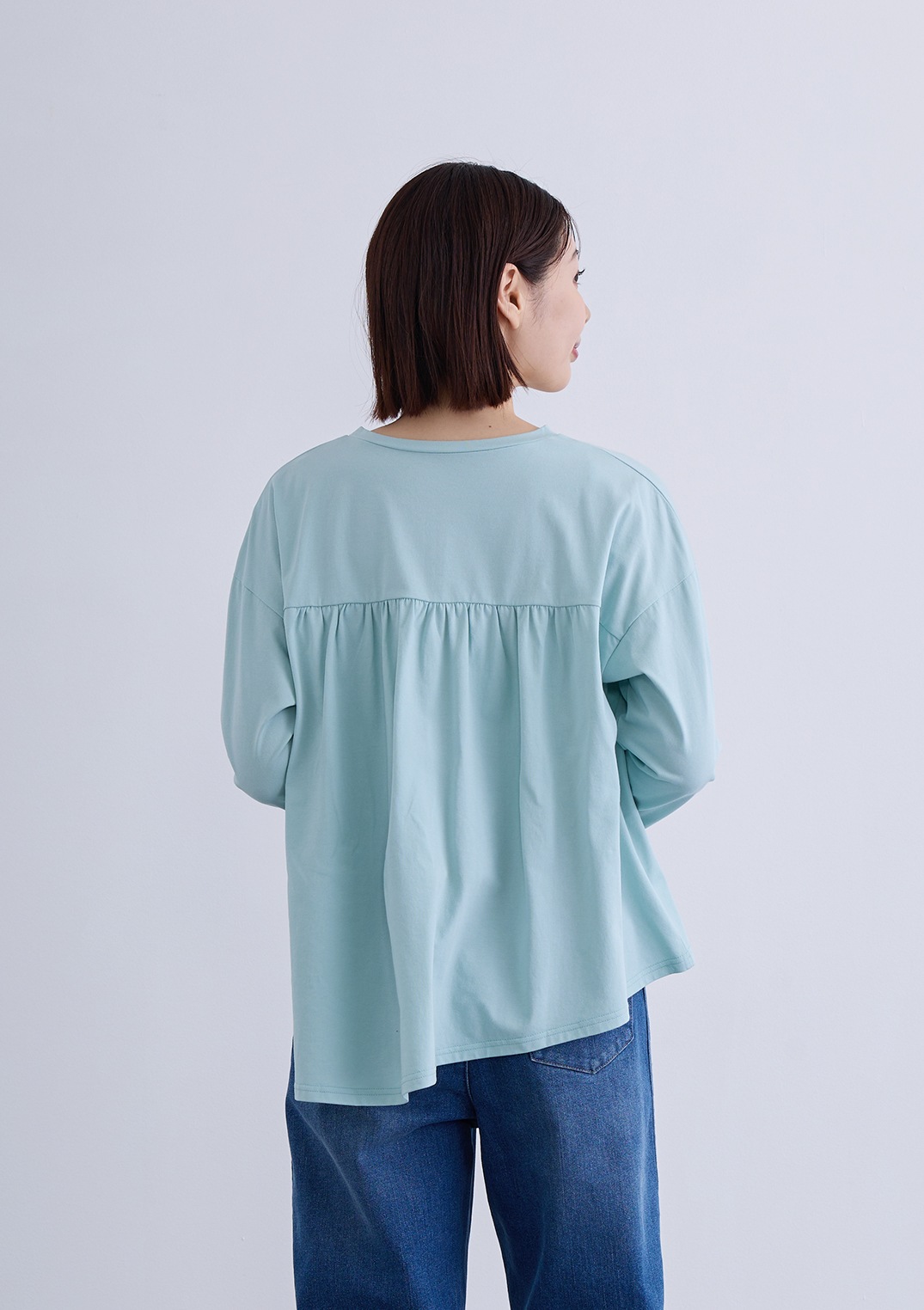 【KOOS】アシメ ヘム ロゴ カットソー