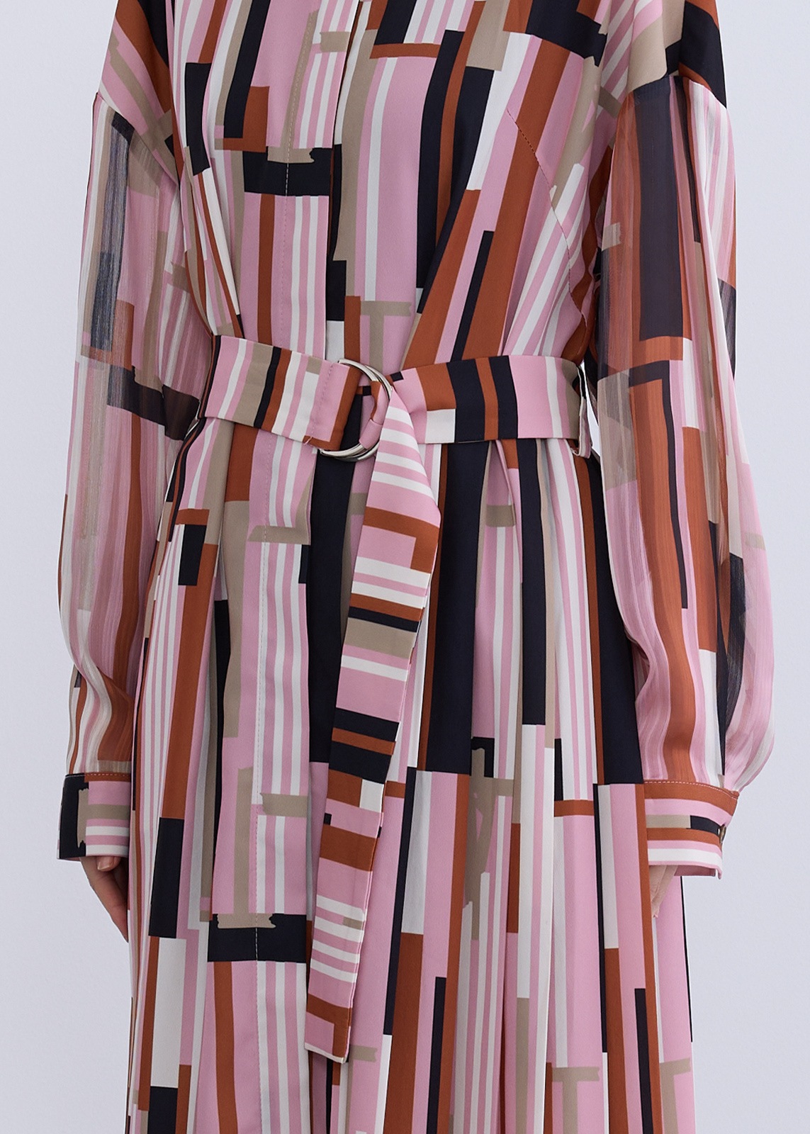 【KOOS】 モードプリントワンピース