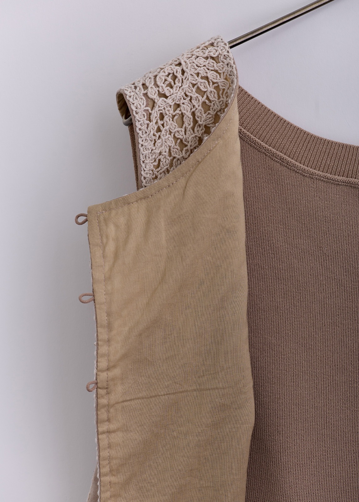 【KOOS】エンブロイダリー ジレ