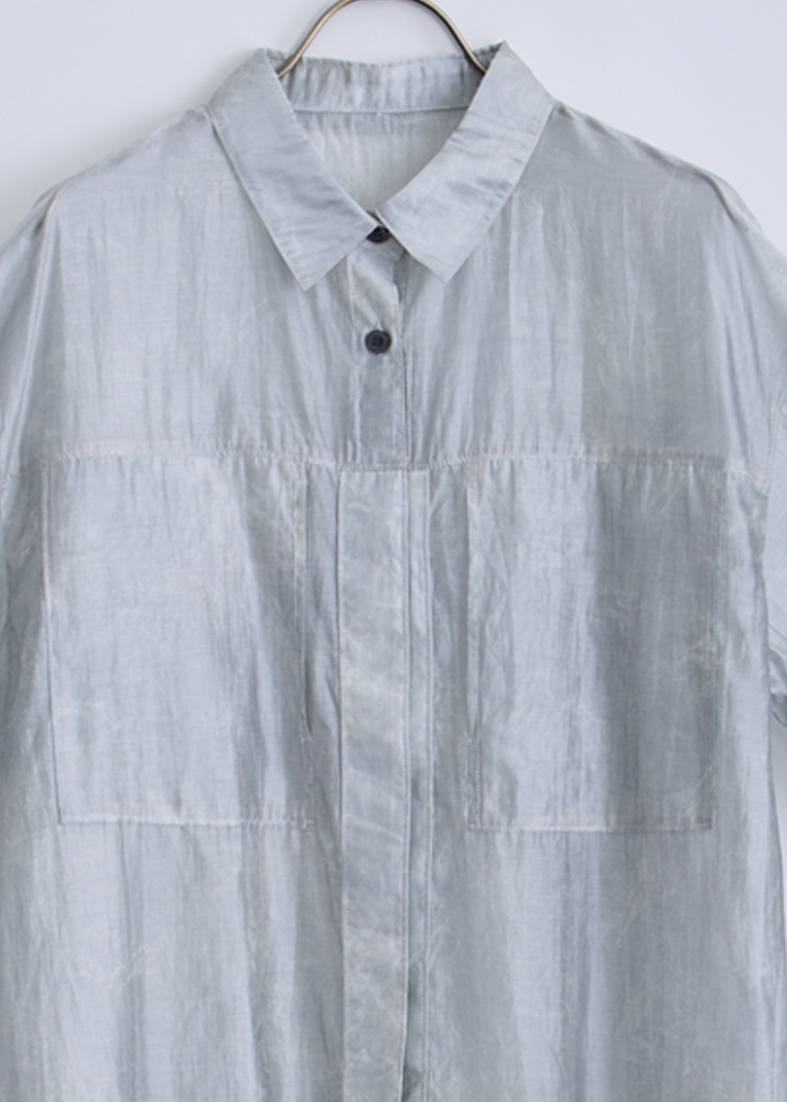 【neuf cent neuf】ニュアンス プリント シアー シャツ