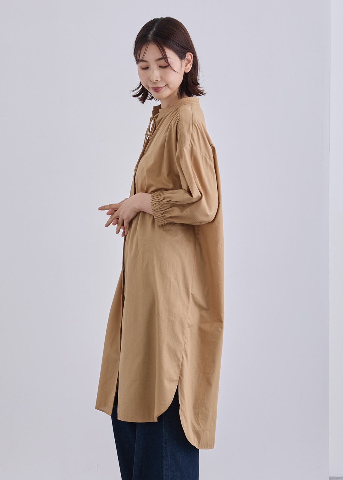 【KOOS】ツイル コットン ブラウス