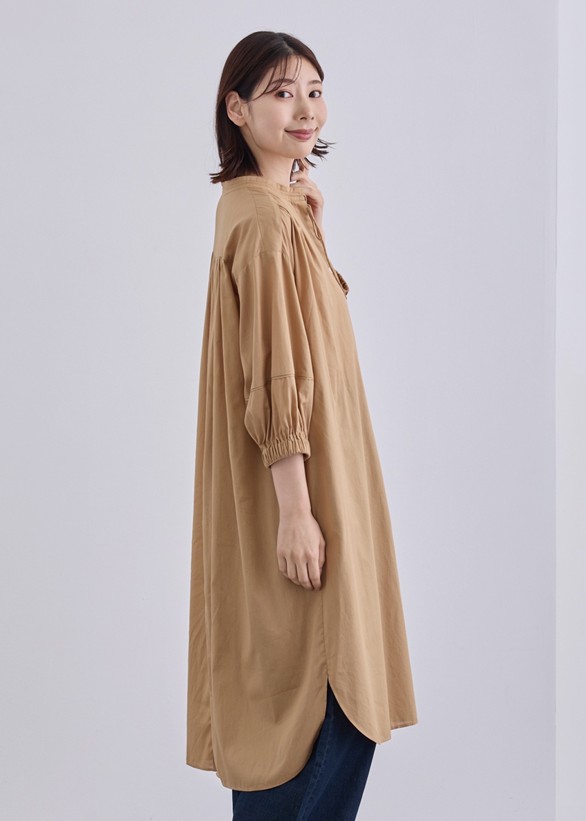 【KOOS】ツイル コットン ブラウス