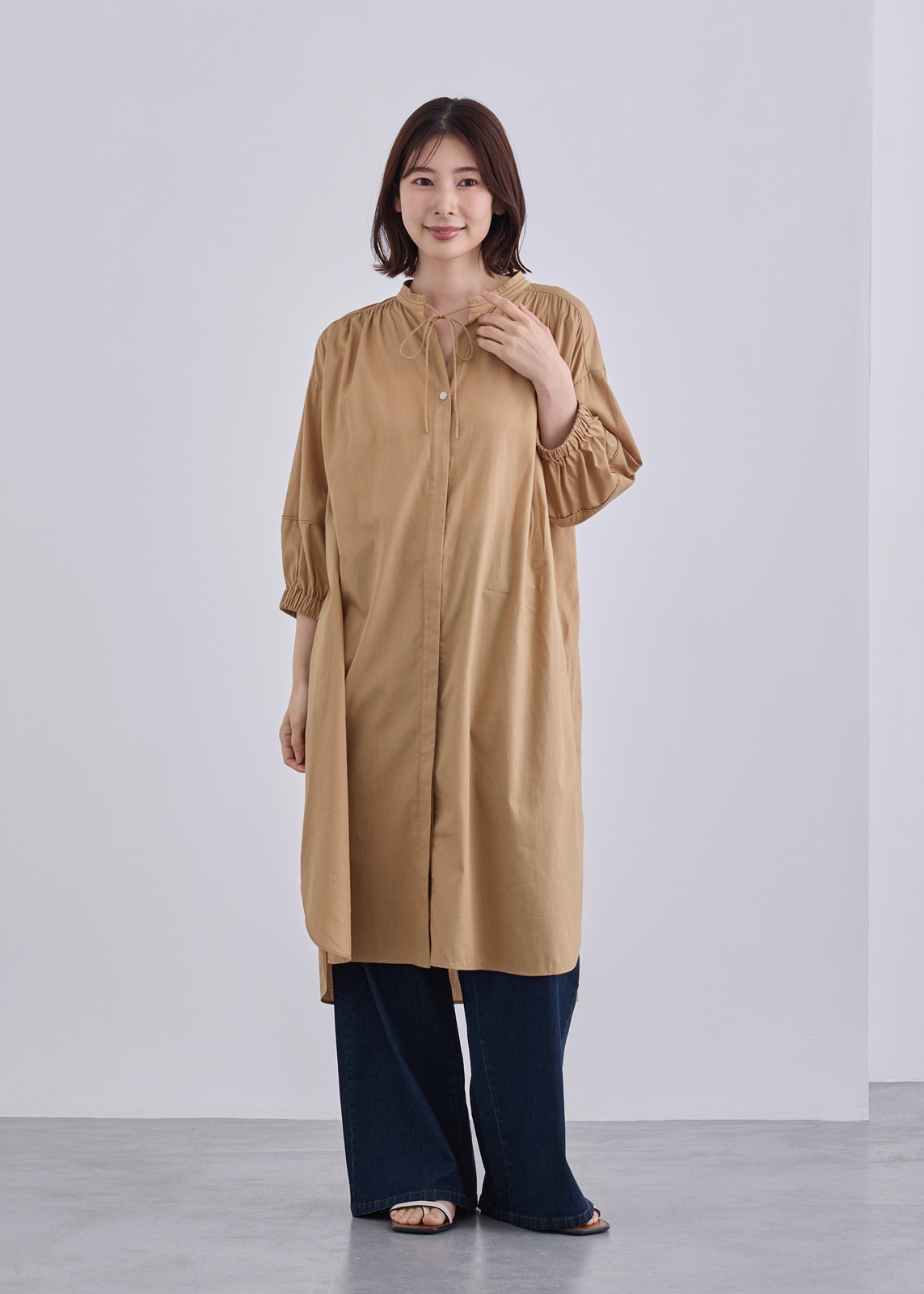 【KOOS】ツイル コットン ブラウス