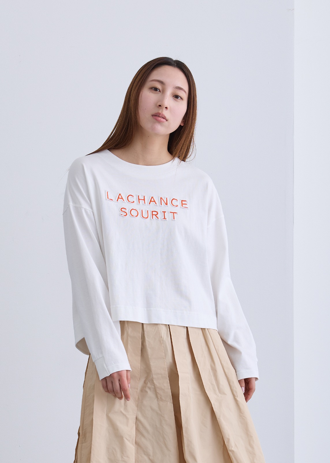 【LUISMARI】カラー ロゴ カットソー