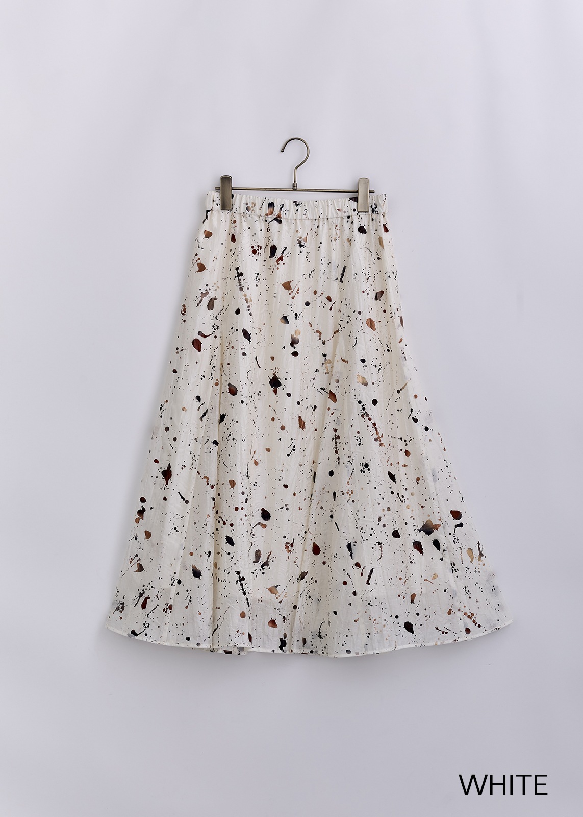 【KOOS】クラッシュ プリント スカート