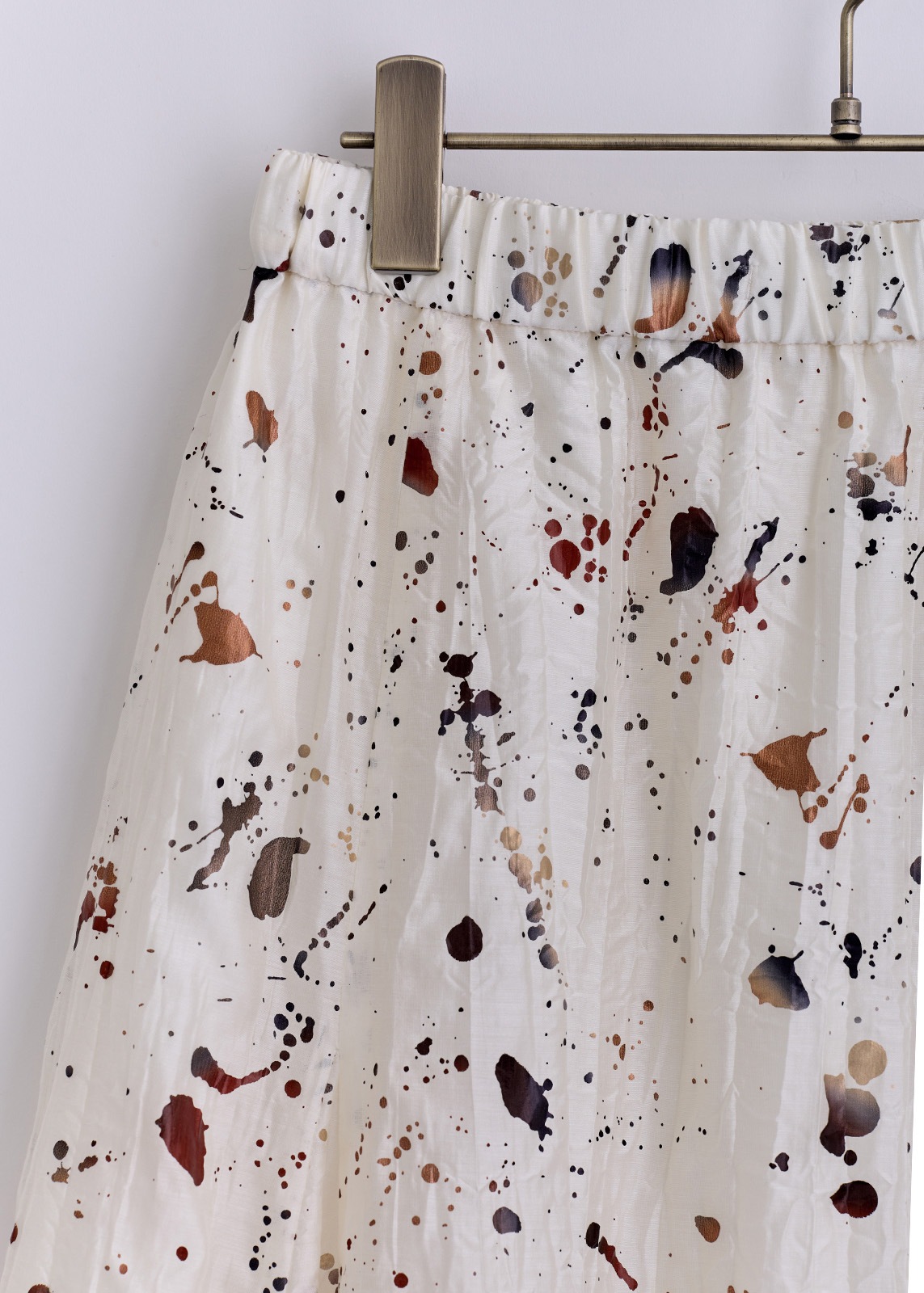 【KOOS】クラッシュ プリント スカート