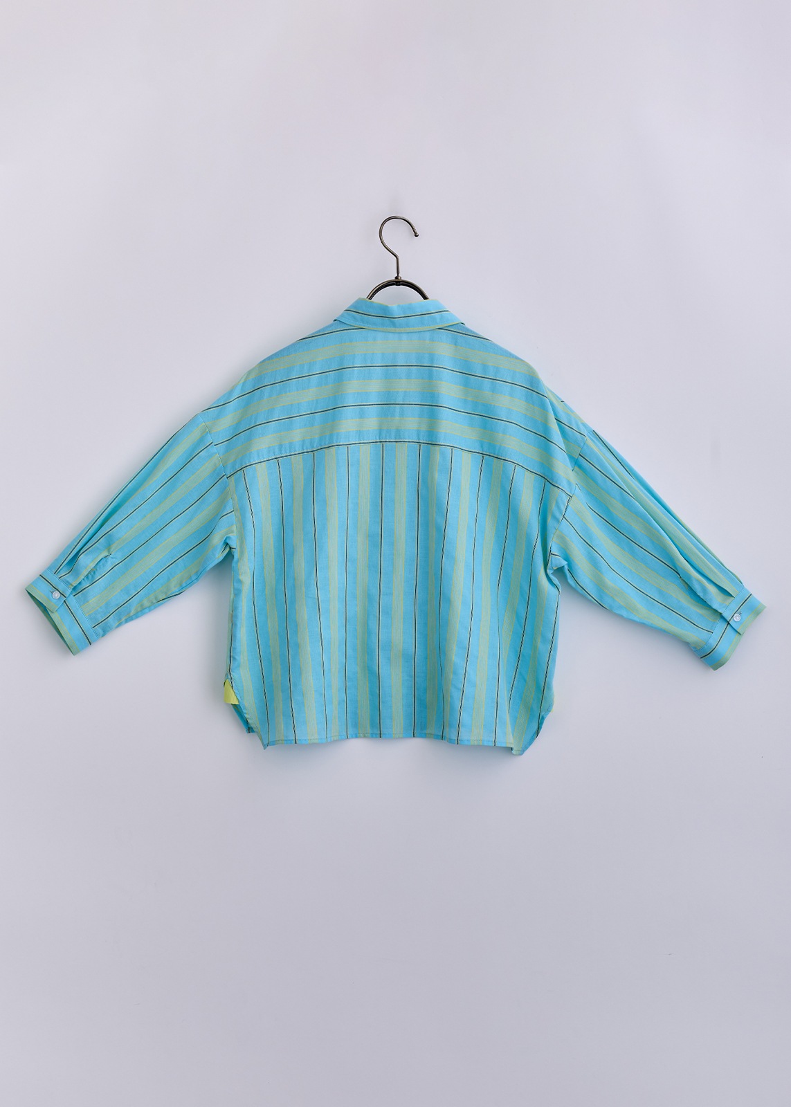 【LUIS MARI】クロップト ストライプ ブラウス