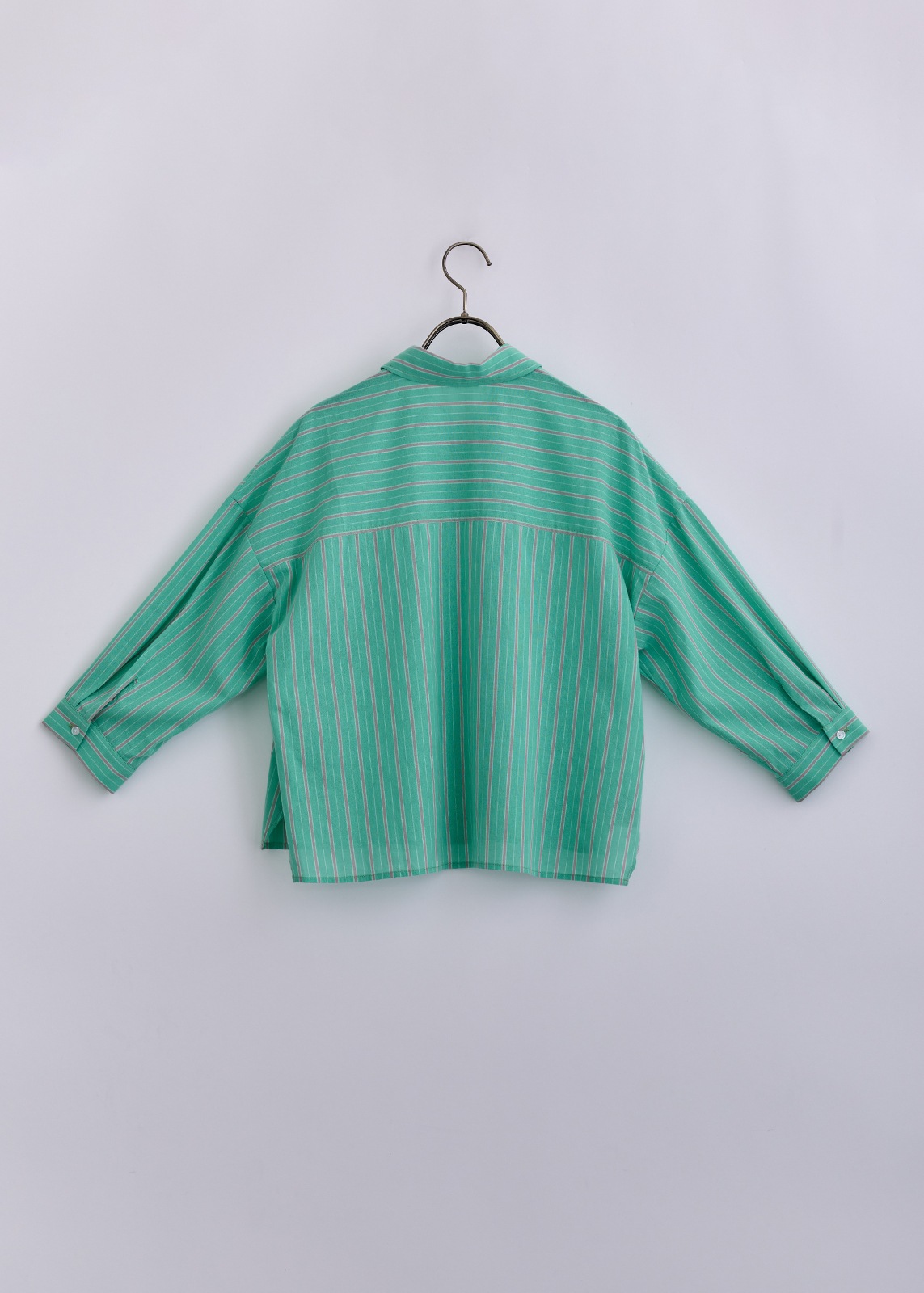 【LUIS MARI】クロップト ストライプ ブラウス