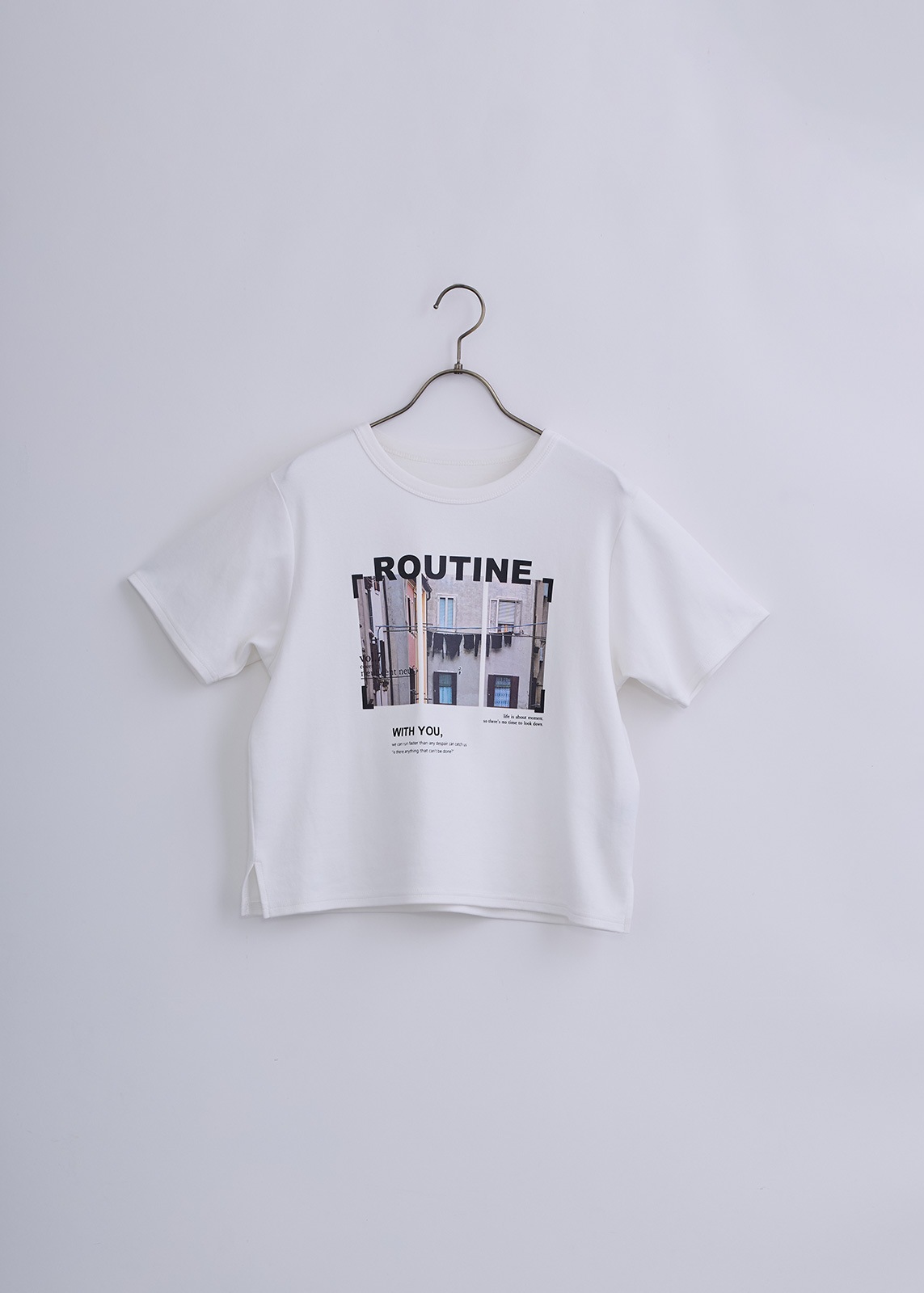 【neuf cent neuf】グラフィック ミニ Tシャツ