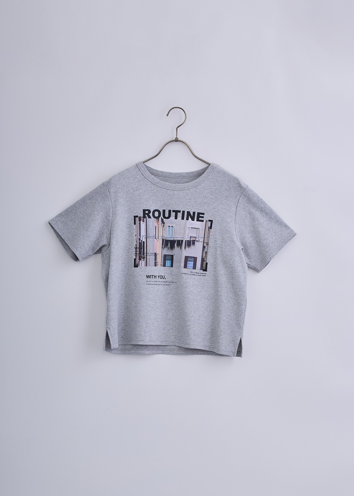 【neuf cent neuf】グラフィック ミニ Tシャツ