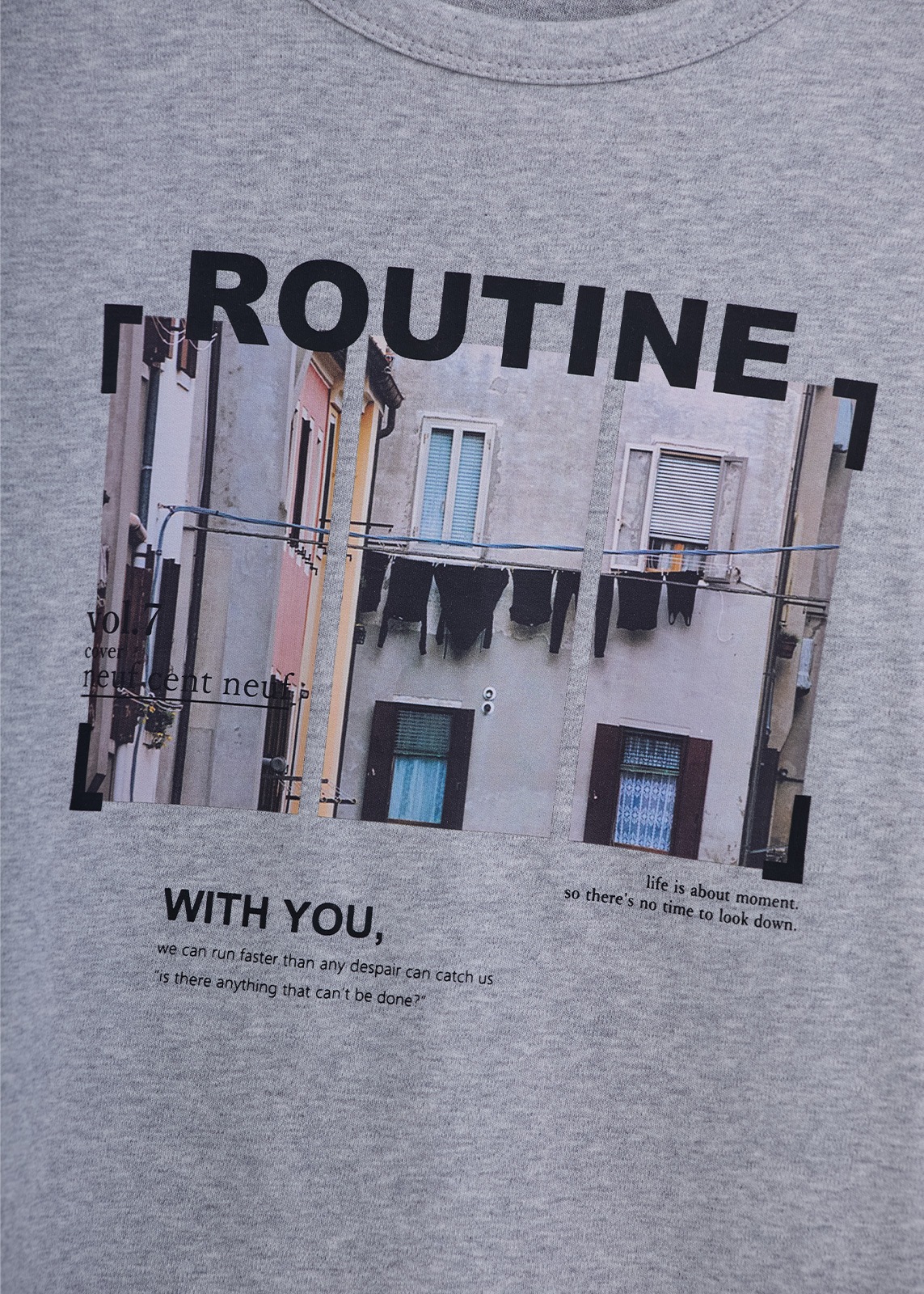 【neuf cent neuf】グラフィック ミニ Tシャツ