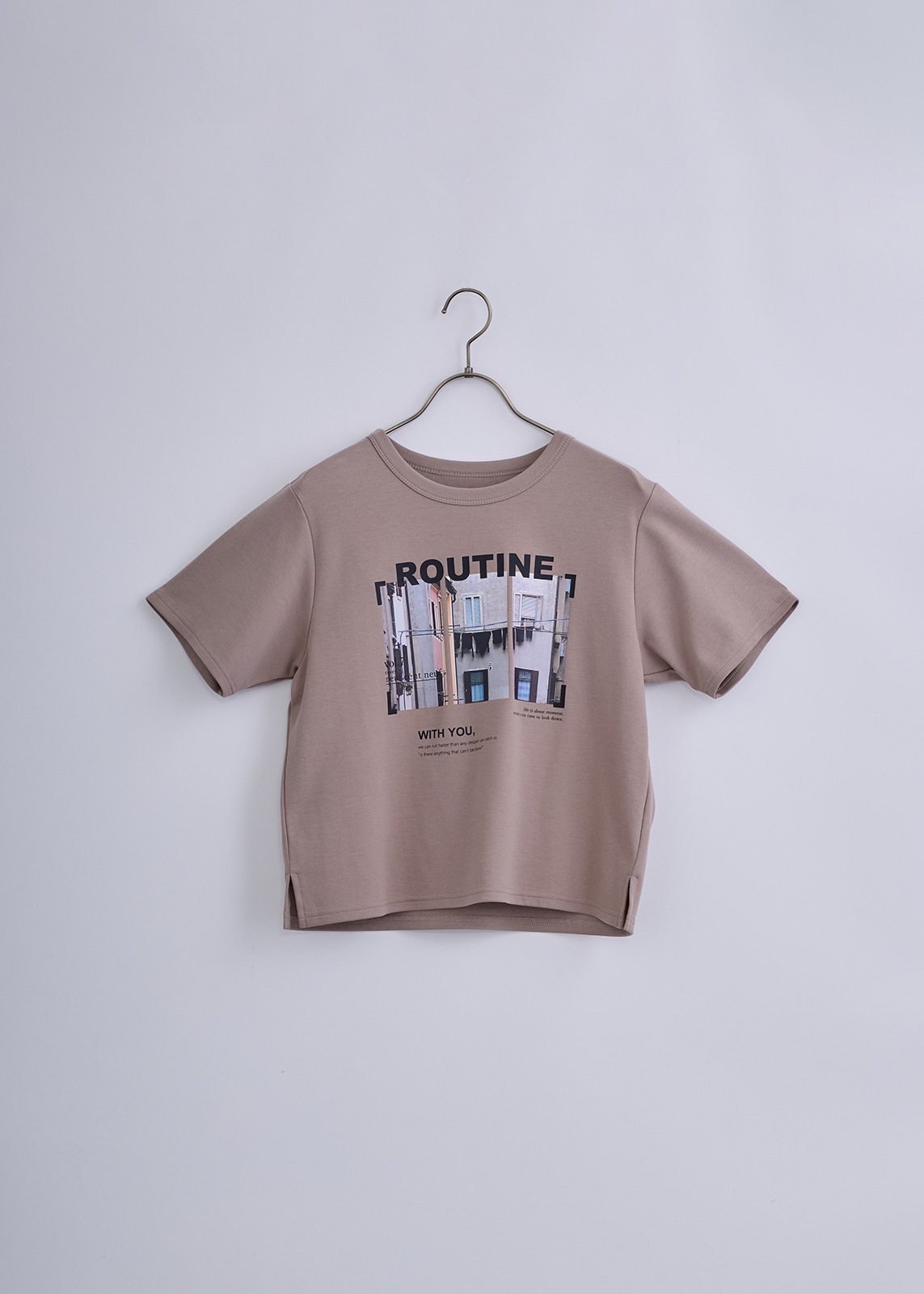 【neuf cent neuf】グラフィック ミニ Tシャツ