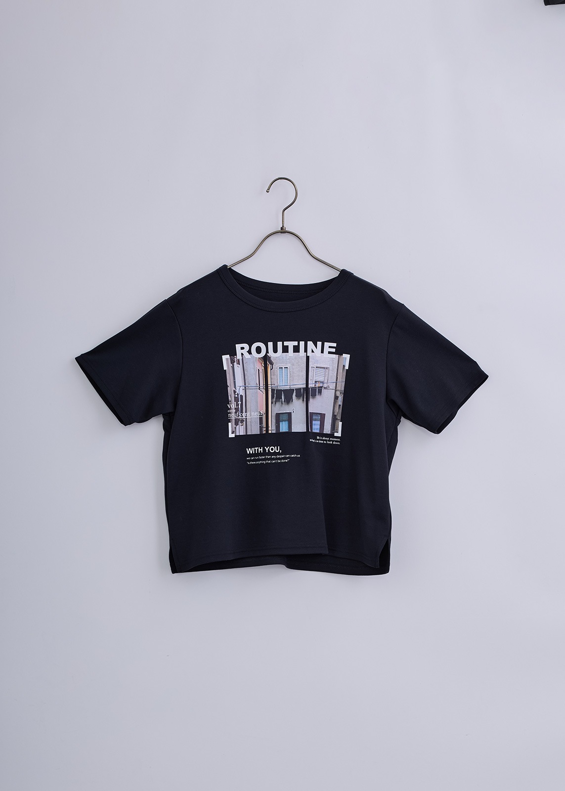 【neuf cent neuf】グラフィック ミニ Tシャツ