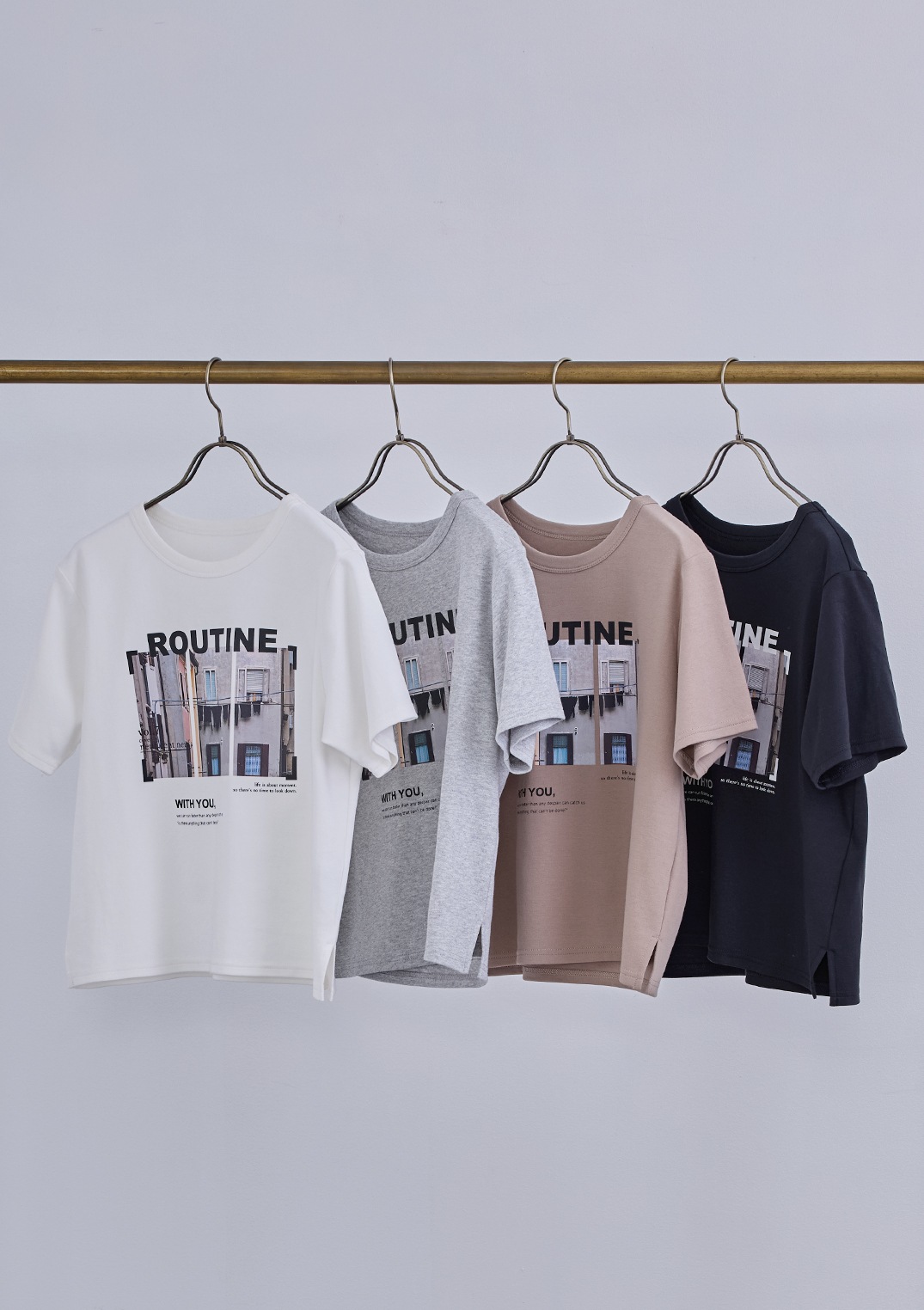 【neuf cent neuf】グラフィック ミニ Tシャツ