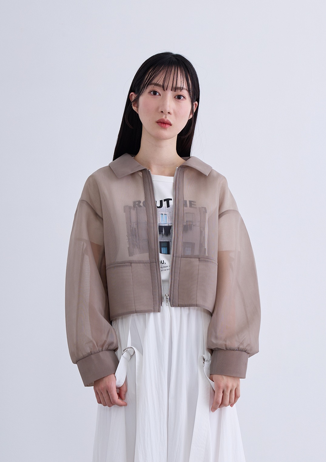 【neuf cent neuf】グラフィック ミニ Tシャツ