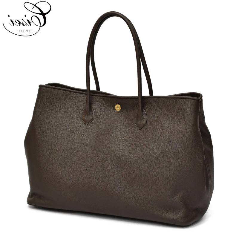 CISEI（シセイ）　トートバッグ　ダークブラウン CISEI【チセイ/シセイ】トートバッグ Tote bag 941 LINDOS T.MORO シボ