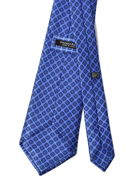 STEFANO RICCI【ステファノリッチ】37025 010 プリーツネクタイ シルク