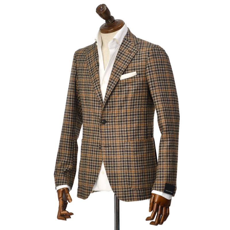 新品同様✨　タリアトーレ　トレンチ　コート　チェック　48 刺繍　最高級✨ 000000002421_lZjwclc.jpg