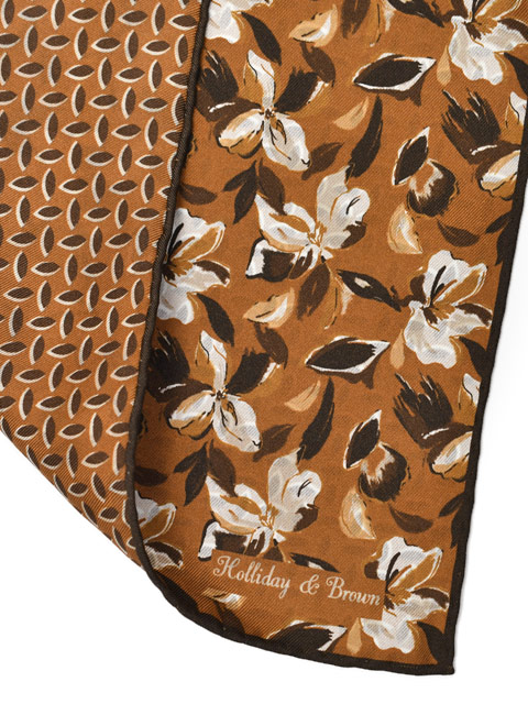 Holliday&Brown【ホリデーアンドブラウン】チーフ 38526 3 ダブル