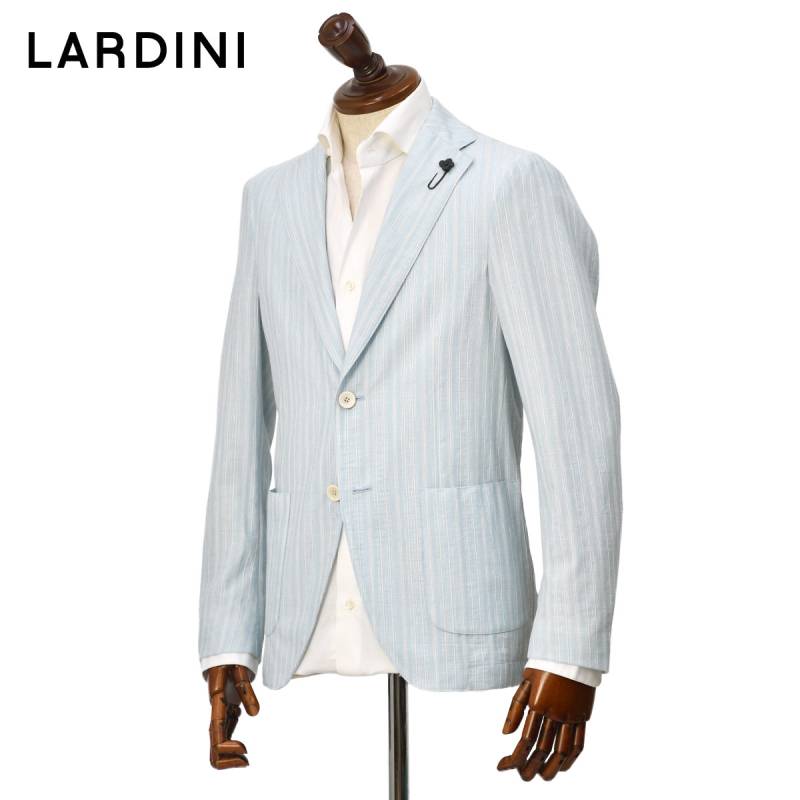 <美品>LARDINI シルク100% 春夏 ホワイト ジャケット サイズ42 美品>LARDINI シルク100% 春夏 ホワイト ジャケット サイズ42 美品