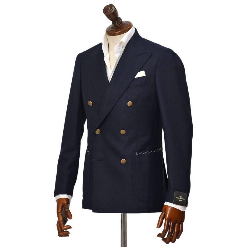 希少 TITO ALLEGRETTO ティトアレグレット カシミヤブレザー 42 希少 TITO ALLEGRETTO ティトアレグレット カシミヤブレザー 42