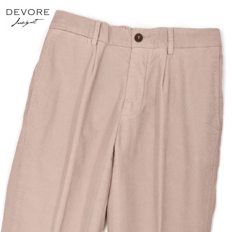 新品DEVORE Incipit デヴォレインチピット ワンプリーツショーツ48 DEVORE Incipit【デヴォレ インチピット】ワンプリーツイージーパンツ