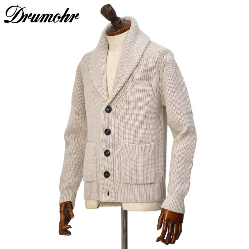 Drumohr【ドルモア】ショールカラーカーディガン D5M419PN D03 130