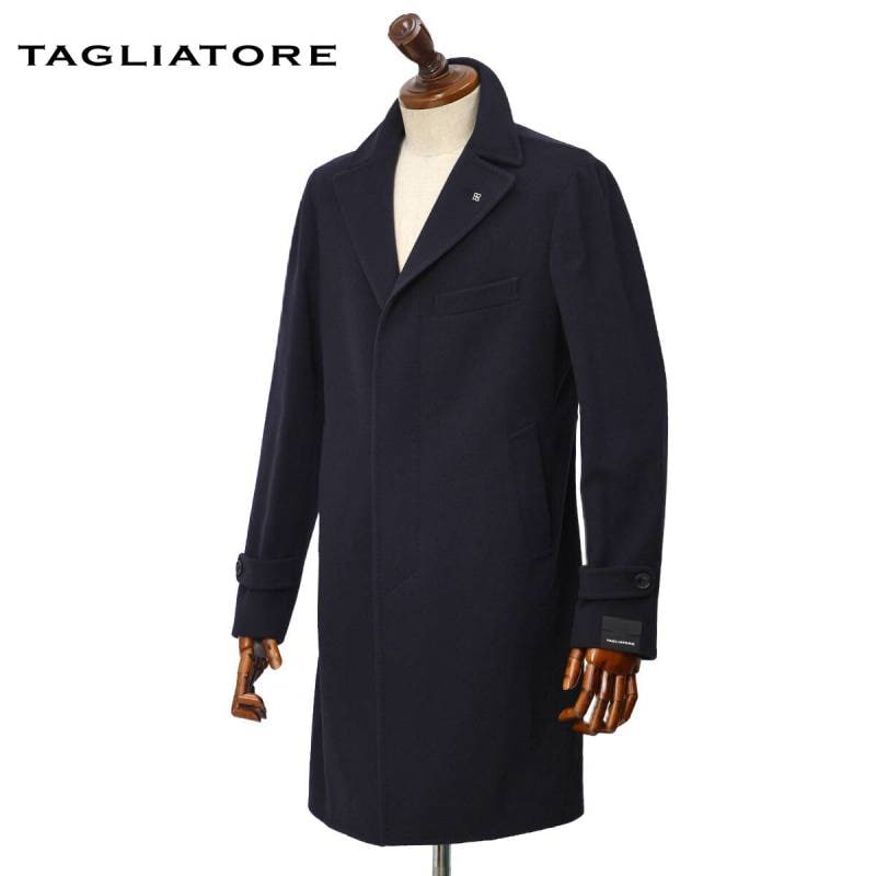 【限定】TAGLIATORE アルスターコート THOMAS ダークネイビー48 TAGLIATORE【タリアトーレ】シングルアルスターコート THOMAS 350001U