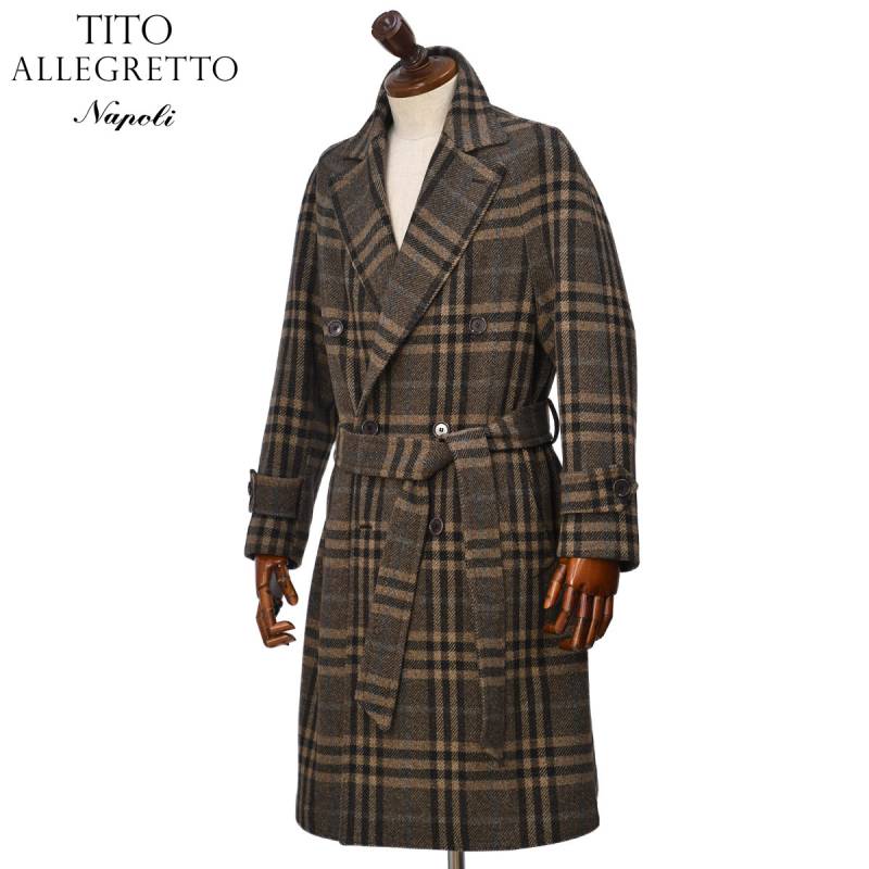 Tito Allegretto ティトアレグレット 千鳥格子スーツ TITO ALLEGRETTO ティトアレグレット 千鳥格子柄シングルジャケット