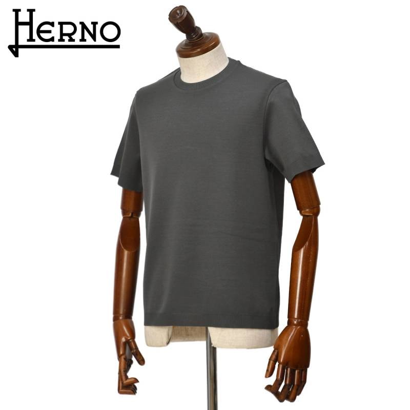 HERNO【ヘルノ】クルーネックジャージーTシャツ JG000206U 52059 9460 