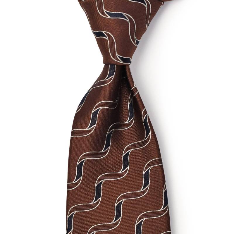FRANCO BASSI Heritage Collection ネクタイ FRANCO BASSI フランコバッシ 小紋 ブラウン | TIE STATION