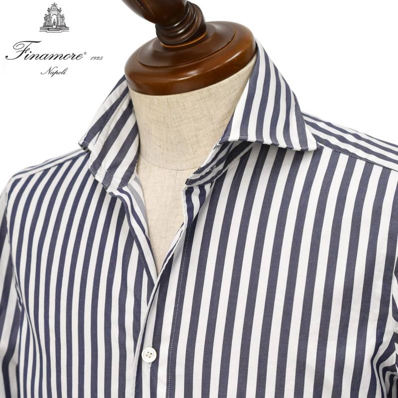 Finamore【フィナモレ】シャツ PIERO BALI C0510E 6 コットン ボールド