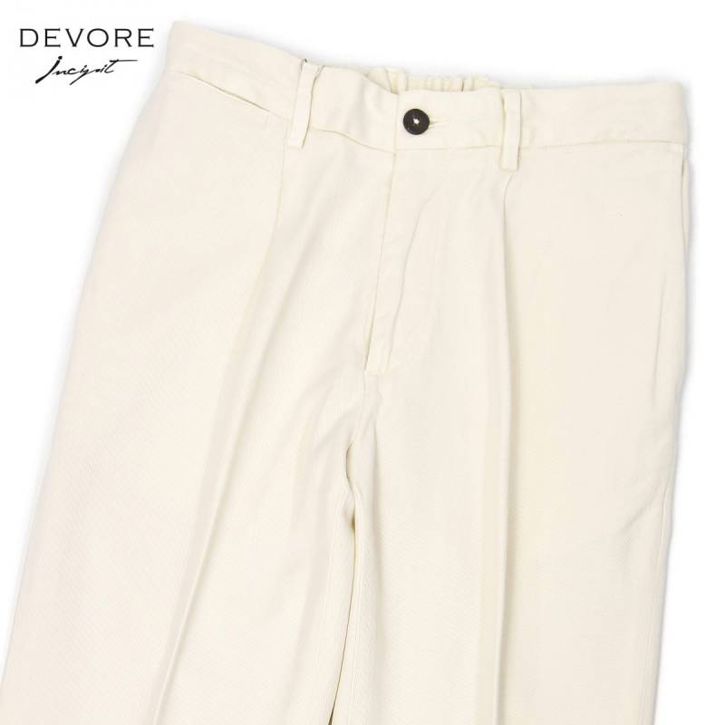DEVORE Incipit【デヴォレ インチピット】ワンプリーツイージーパンツ