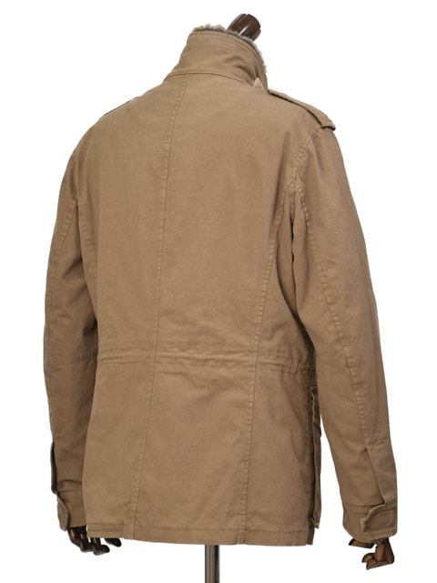 Drumohr【ドルモア】M-65ブルゾン DJ100FJZ BEI コットン ラビット Drumohr【ドルモア】M-65ブルゾン DJ100FJZ BEI コットン ラビット