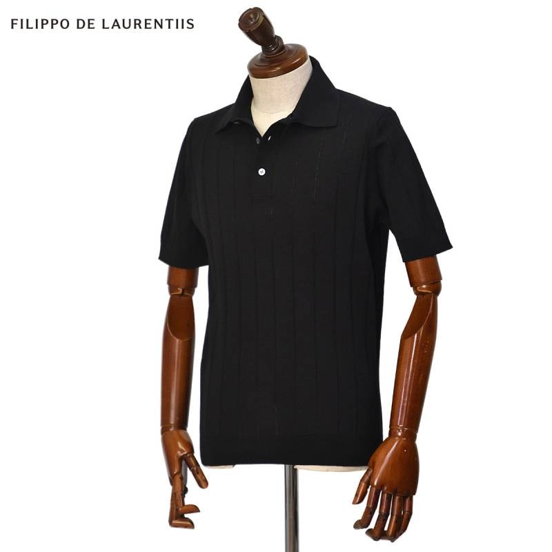 【イタリア製】FILIPPO DE LAURENTIIS ヘンリーネックTシャツ 350301252_1.jpg