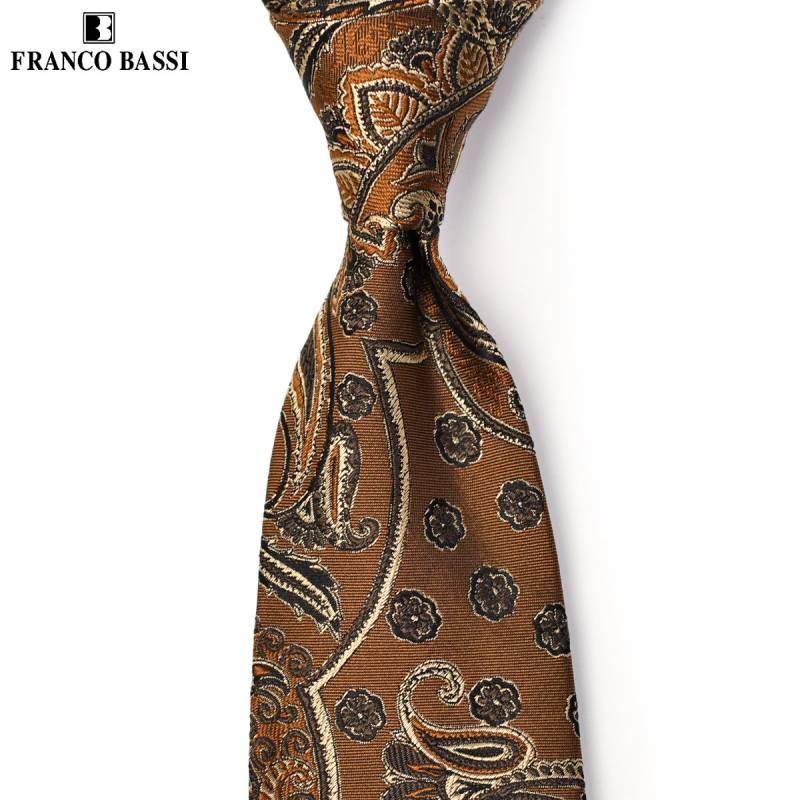 FRANCO BASSI【フランコバッシ】ネクタイ D362NL 2 シルク ペイズリー