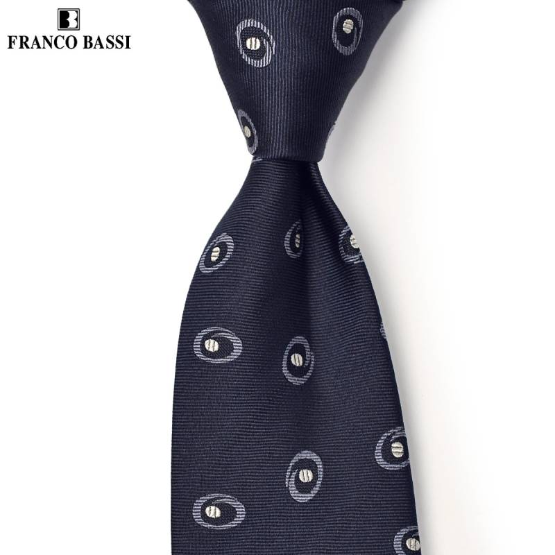 美品】FRANCO BASSI フランコバッシ ネクタイ / ジオメトリック