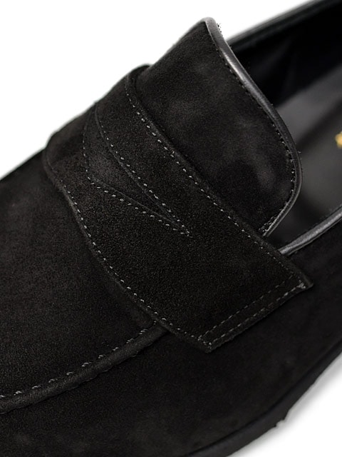 Ferrante【フェランテ】コインローファー ELEGANT CAMOSCIO NERO