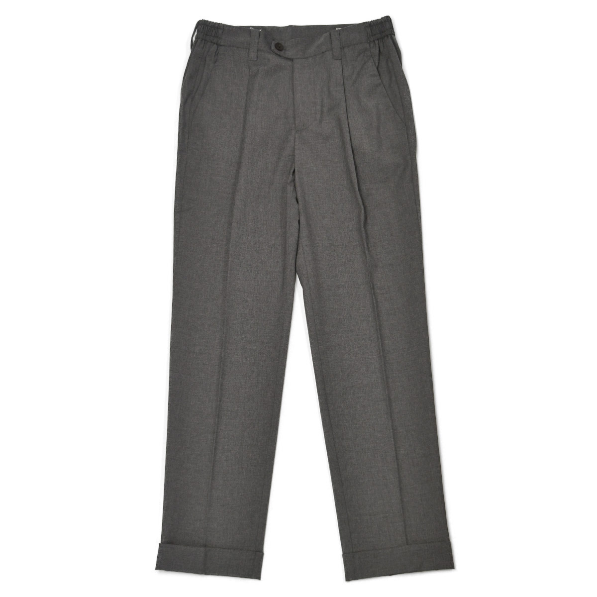DEVORE incipit 春夏ウールパンツ 46 DEVORE Incipit【デヴォレ インチピット】ワンプリーツイージーパンツ