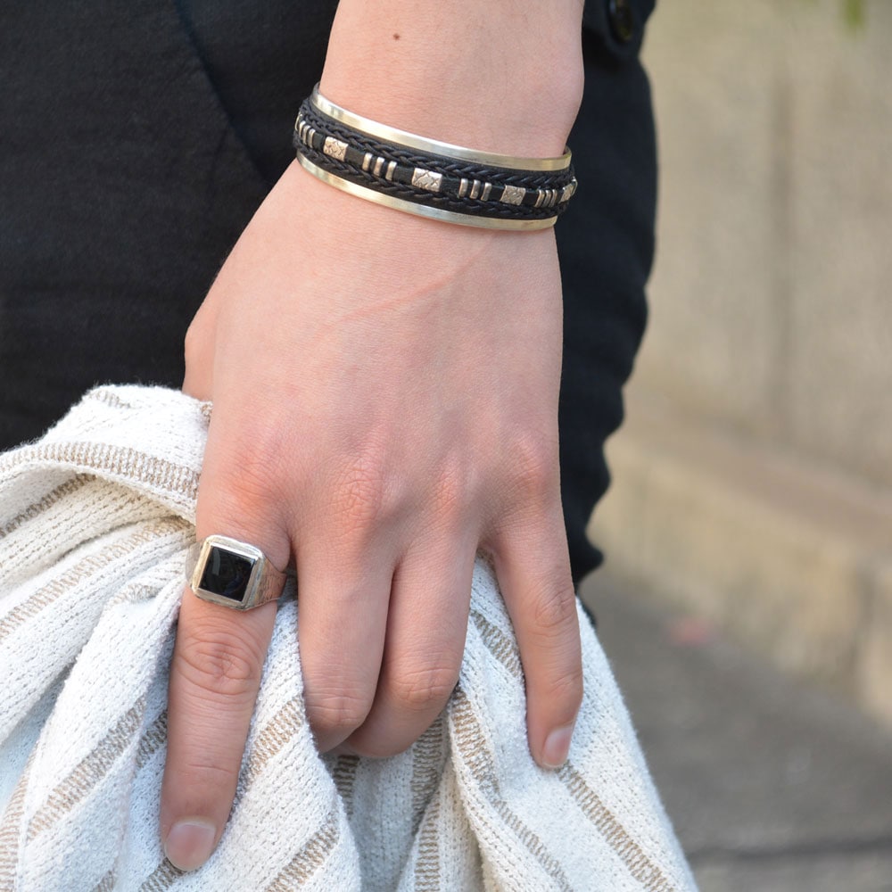 ス*ク様 henson リング Henson【ヘンソン】 リング SMALL SQUARE RING SILVER（シルバー