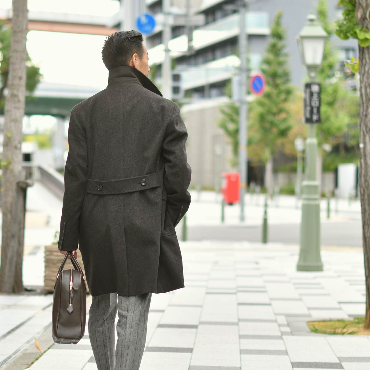 TAGLIATORE【タリアトーレ】ポロコート CFBLM0W 010103 M614 ウール