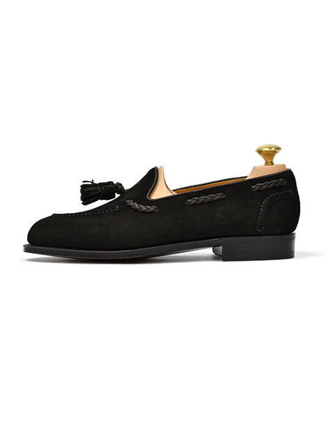 EDWARD GREEN【エドワードグリーン】BELGRAVIA E184 BLACK SUEDE